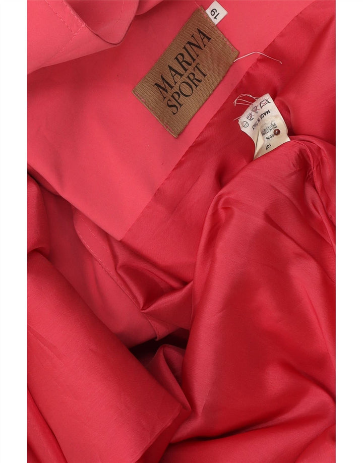 Marina Sport Damen Übergroßer Mantel, Größe 19, klein, rosa, Polyester