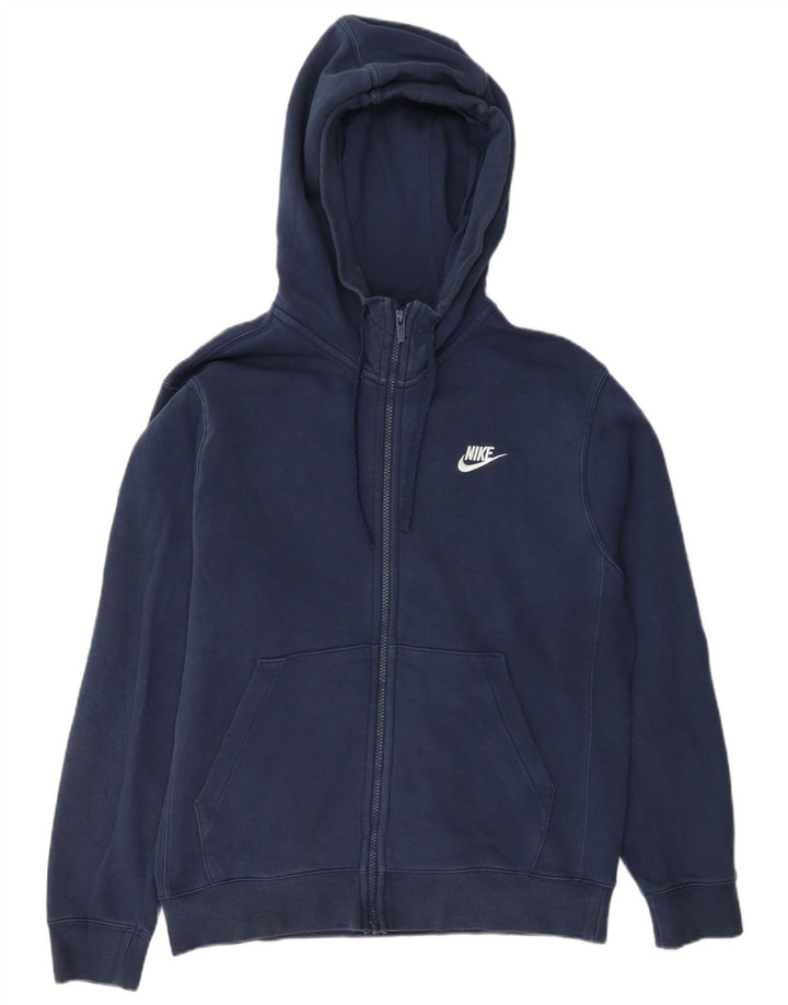 Nike Herren-Kapuzenpullover mit Reißverschluss, klein, marineblau, Baumwolle