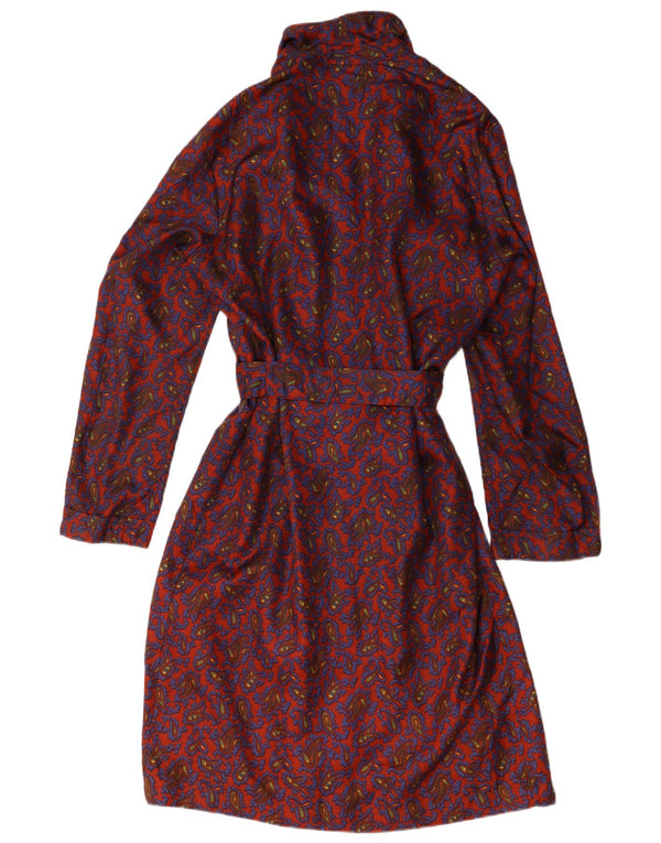 Tootal Damen Robe Kleid UK 18 XL Rot Paisley
