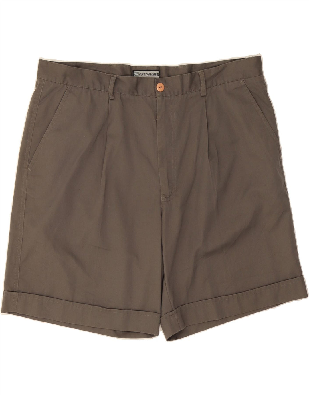 ASTROLABIO Mens Pegged Chino Shorts W42 2XL  Grey Polyester Vintage Astrolabio and Second-Hand Astrolabio from Messina Hembry 