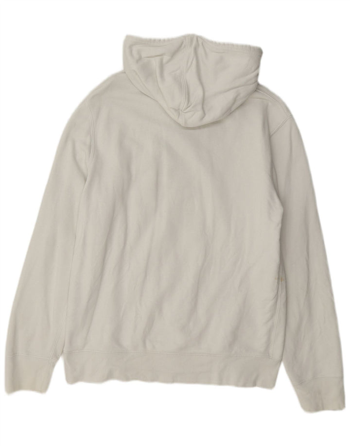 Levi's Herren-Pullover mit grafischem Kapuzenpullover, groß, aus weißer Baumwolle
