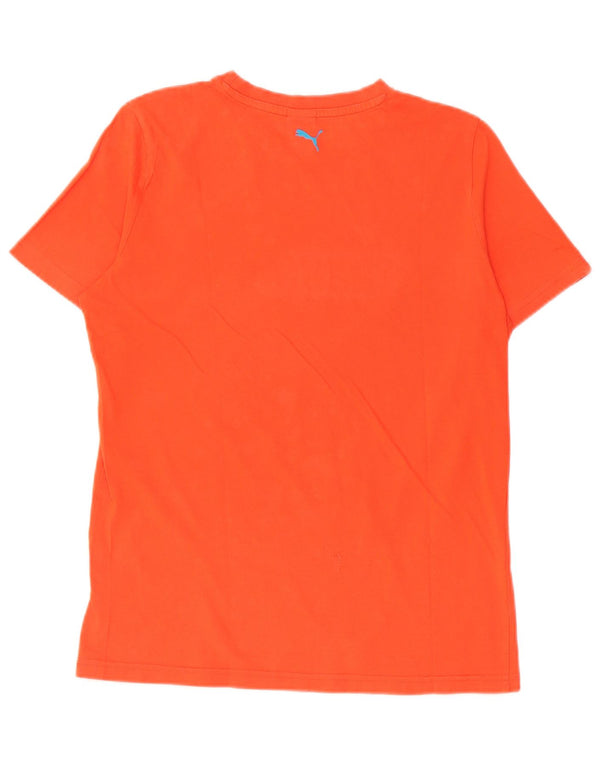 PUMA Mädchen Graphic T-Shirt Top 13-14 Jahre Orange
