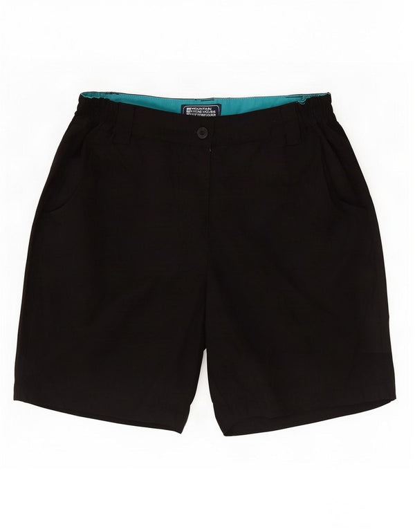 Mountain Warehouse Chino-Shorts für Damen, UK 10, Größe S, W26, Schwarz, Polyester