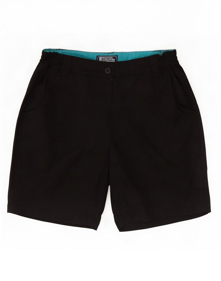 Mountain Warehouse Chino-Shorts für Damen, UK 10, Größe S, W26, Schwarz, Polyester