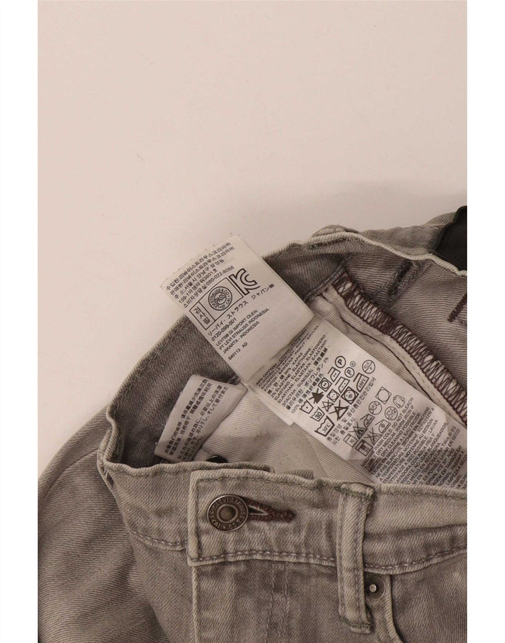 Levi's Damen Skinny Jeans W29 L32 Graue Baumwolle