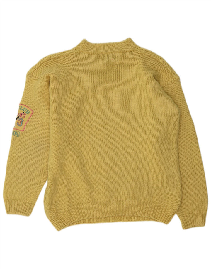 Foxhound Herren-Pullover mit Rollkragen, mittelgelb, Wolle