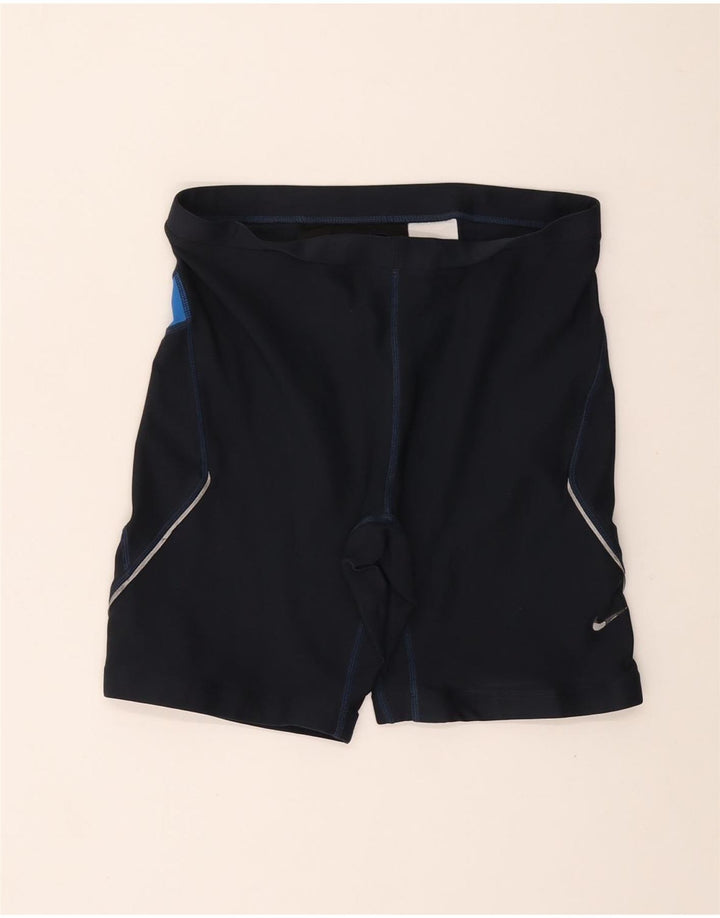 NIKE Herren Dri Fit Sportshorts XL Marineblaues Colourblock-Polyester