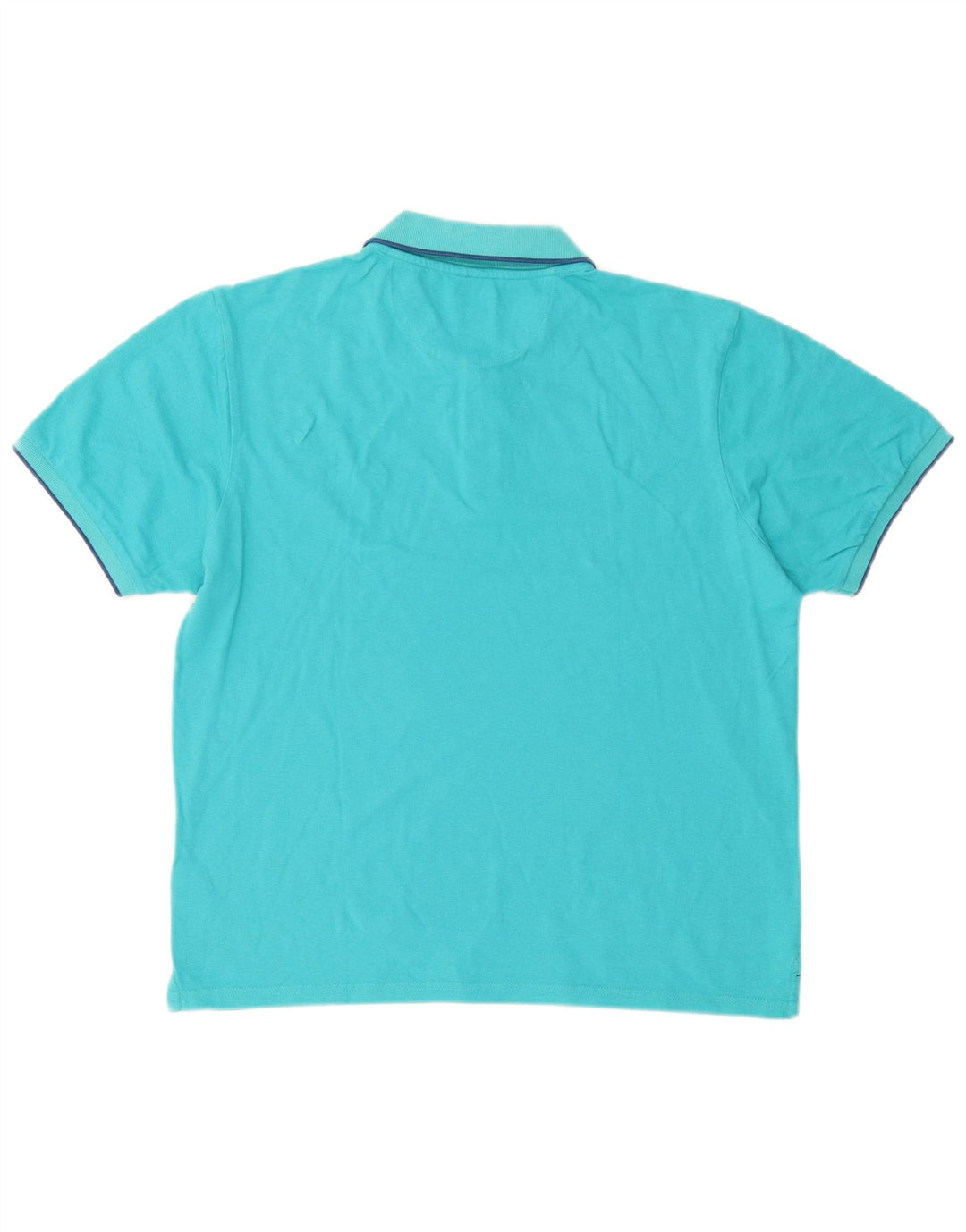 North Sails Herren-Poloshirt, große blaue Baumwolle