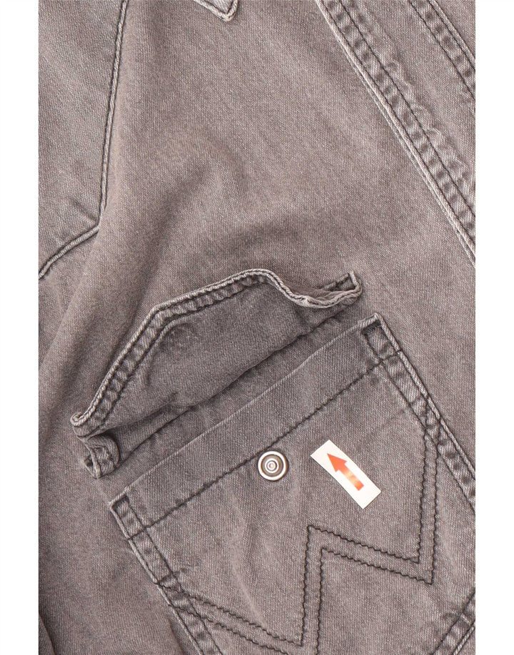 Wrangler Herren-Jeanshemd, große graue Baumwolle
