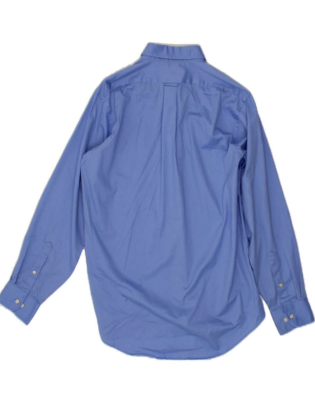 IZOD Mens Regular Fit Shirt Size 16 34/35 Large Blue Cotton Vintage Izod and Second-Hand Izod from Messina Hembry 