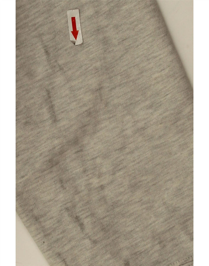 Tommy Hilfiger Damen-Sweatshirt mit Grafik-Übergröße, Gr. 14, Mittelgrau