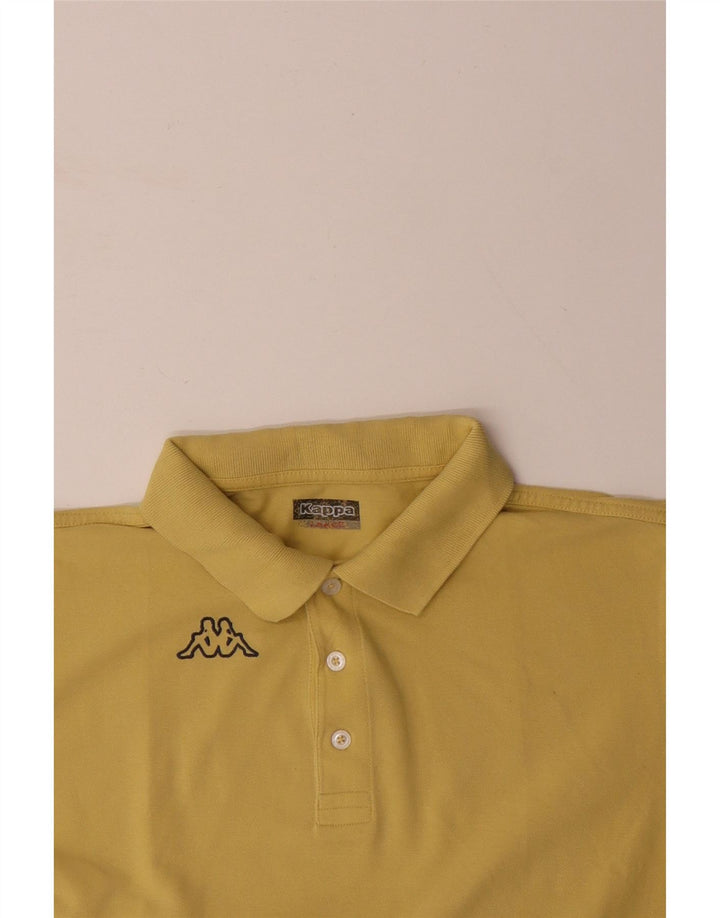 KAPPA Herren Poloshirt Large Gelb
