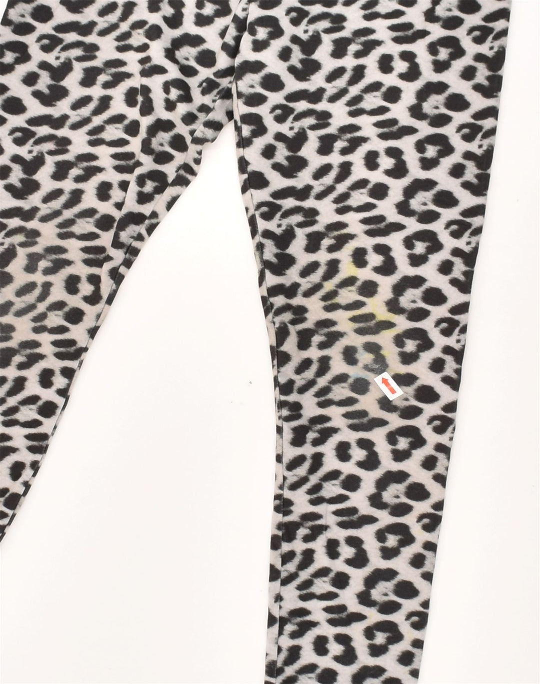HURLEY Womens Leggings Small W26 L22  Grey Animal Print Polyester | Vintage Hurley | Thrift | Second-Hand Hurley | Used Clothing | Messina Hembry 