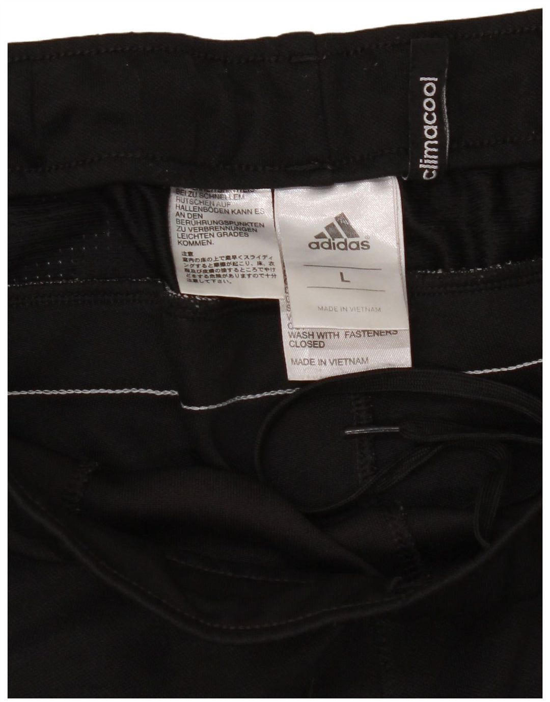 Adidas Herren Climacool Trainingshose, groß, aus schwarzem Polyester