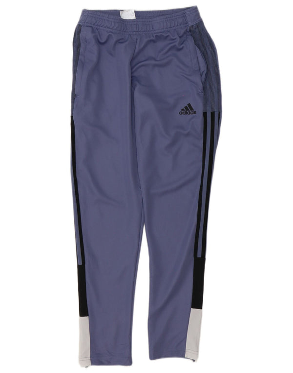 Adidas Aeroready-Trainingshose für Mädchen, 11–12 Jahre, lila, Farbblock