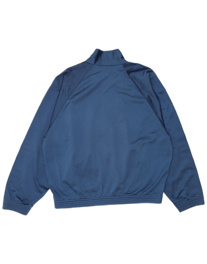 Champion Herren-Trainingsanzug-Oberteil mit Grafik, mittleres Marineblau, Polyester