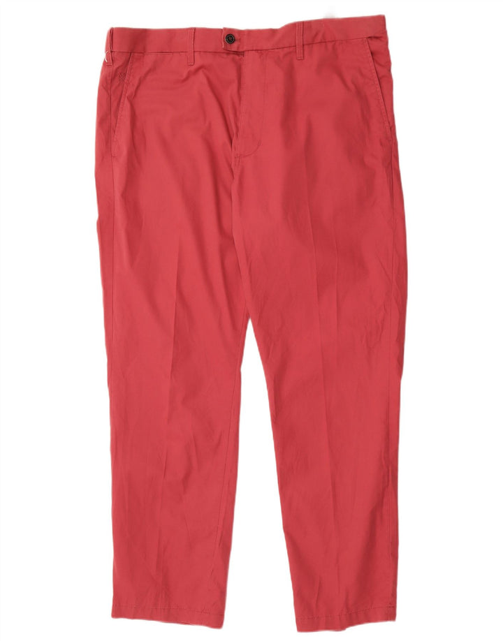 Marks & Spencer Herren-Chinohose, normal, W40, L31, Rosa, Baumwolle