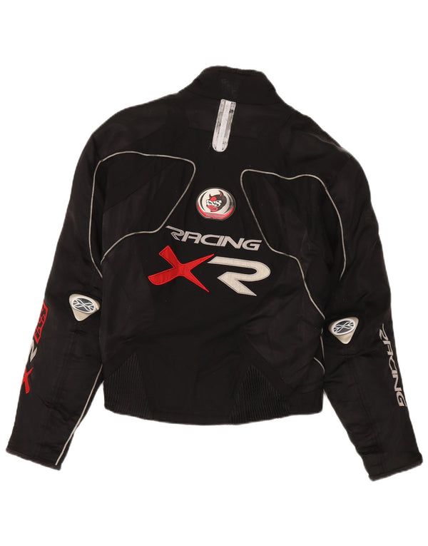 IXS Herren Graphic Racer Jacke UK 36 Small Schwarz Colourblock Polyamid