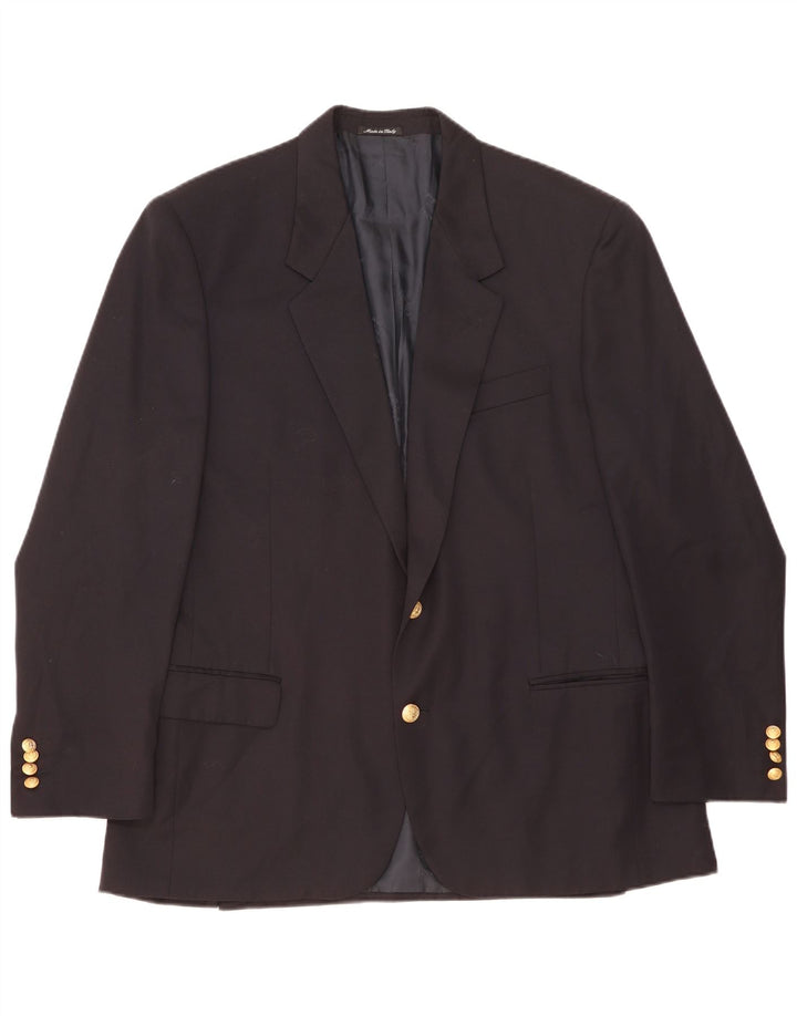 Paul & Shark Herren 2-Knopf-Blazerjacke IT 54 2XL Marineblaue Schurwolle