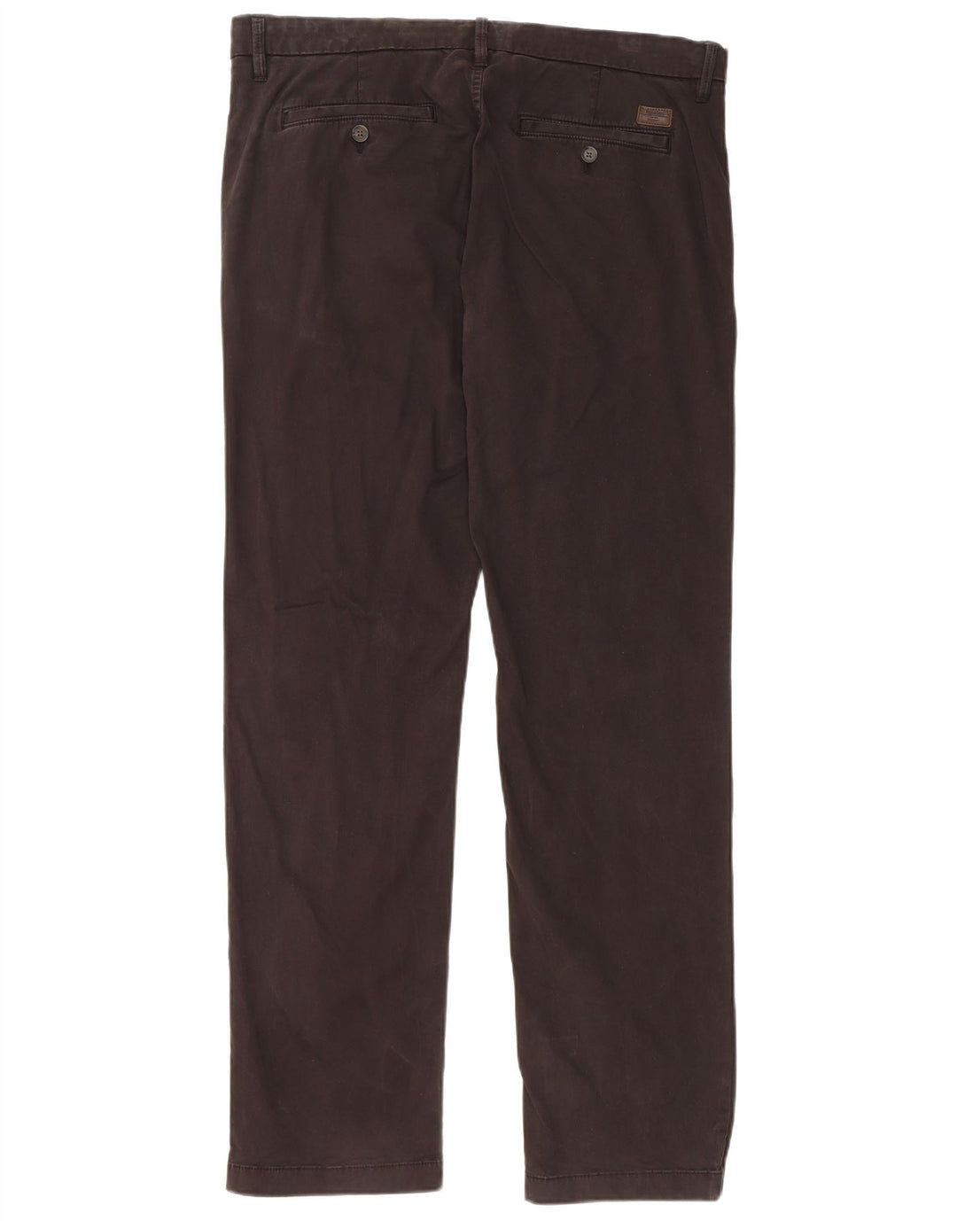 TIMBERLAND Gerade Chino-Hose für Damen, W36, L34, schwarze Baumwolle