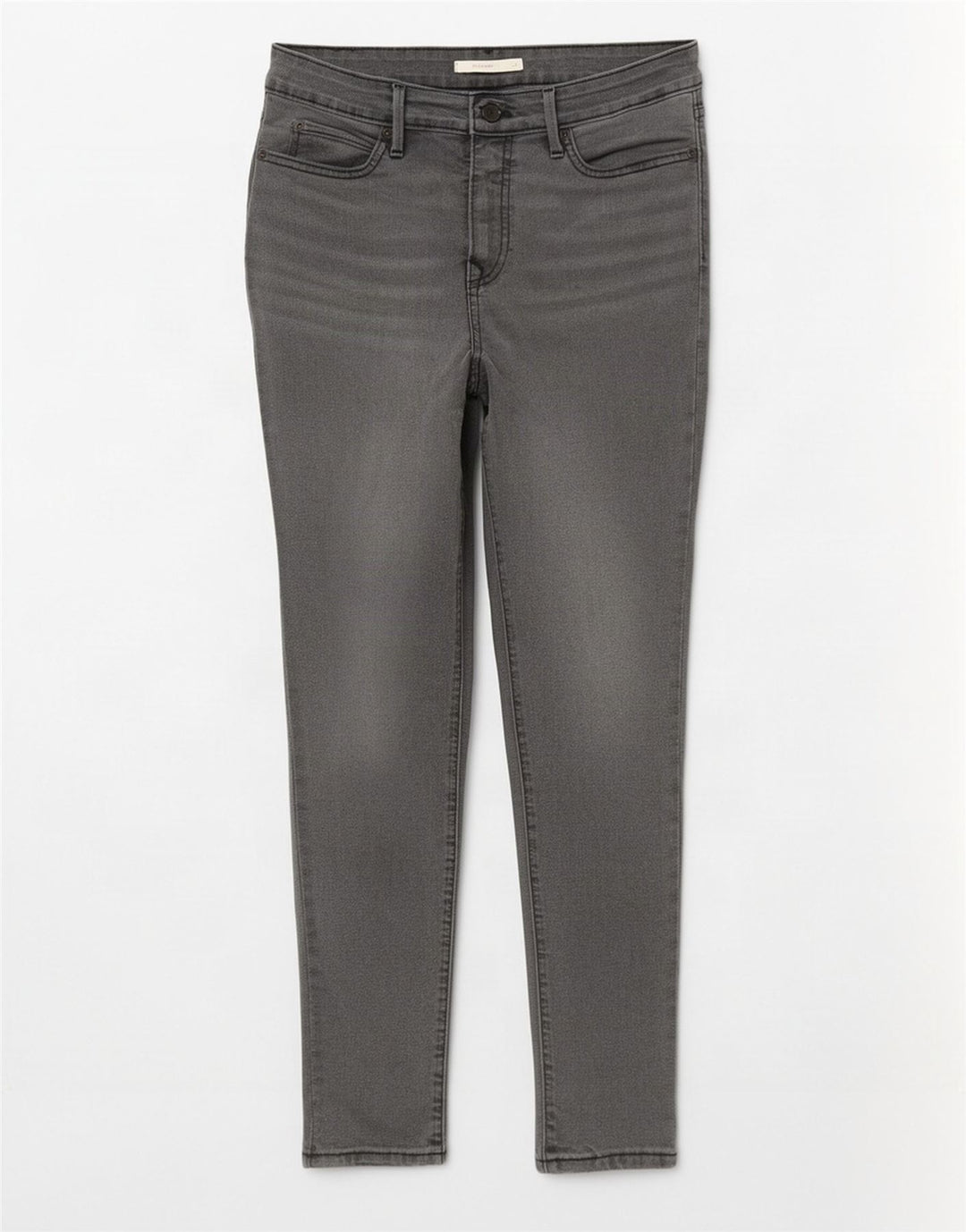 Levi's Damen 711 Skinny Jeans W27 L27 Graue Baumwolle