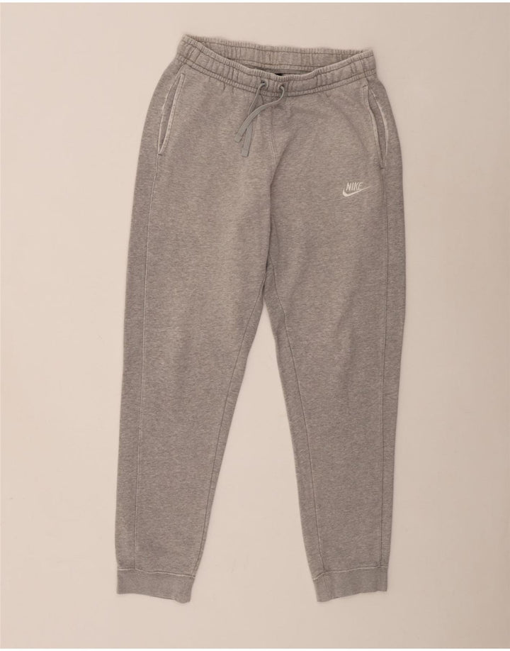 Nike Damen-Trainingshose, Jogginghose, mittelgraue Baumwolle