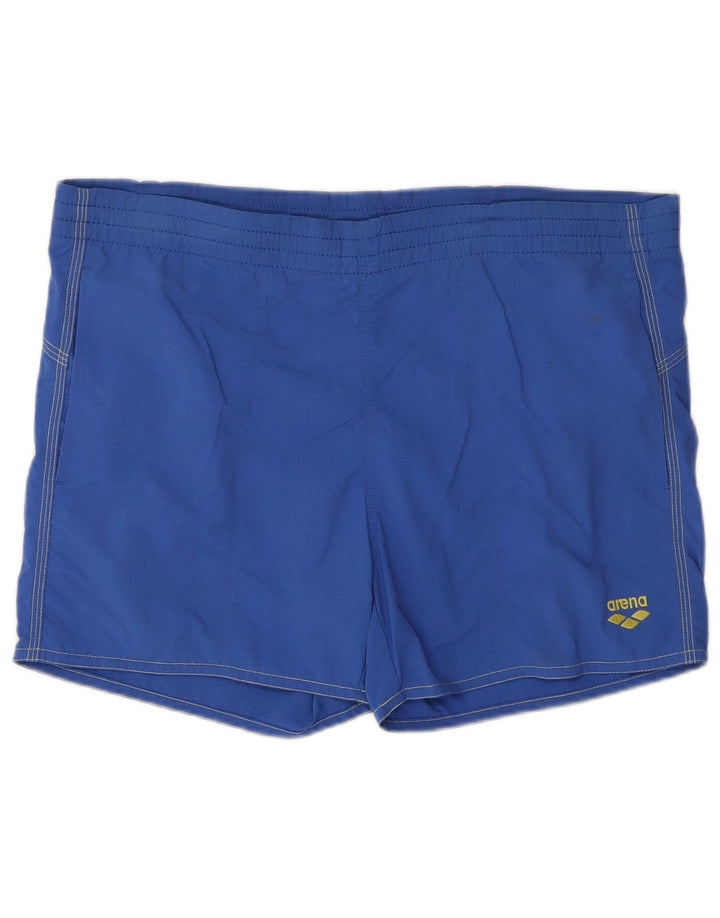 ARENA Herren-Badeshorts, klein, blaues Nylon