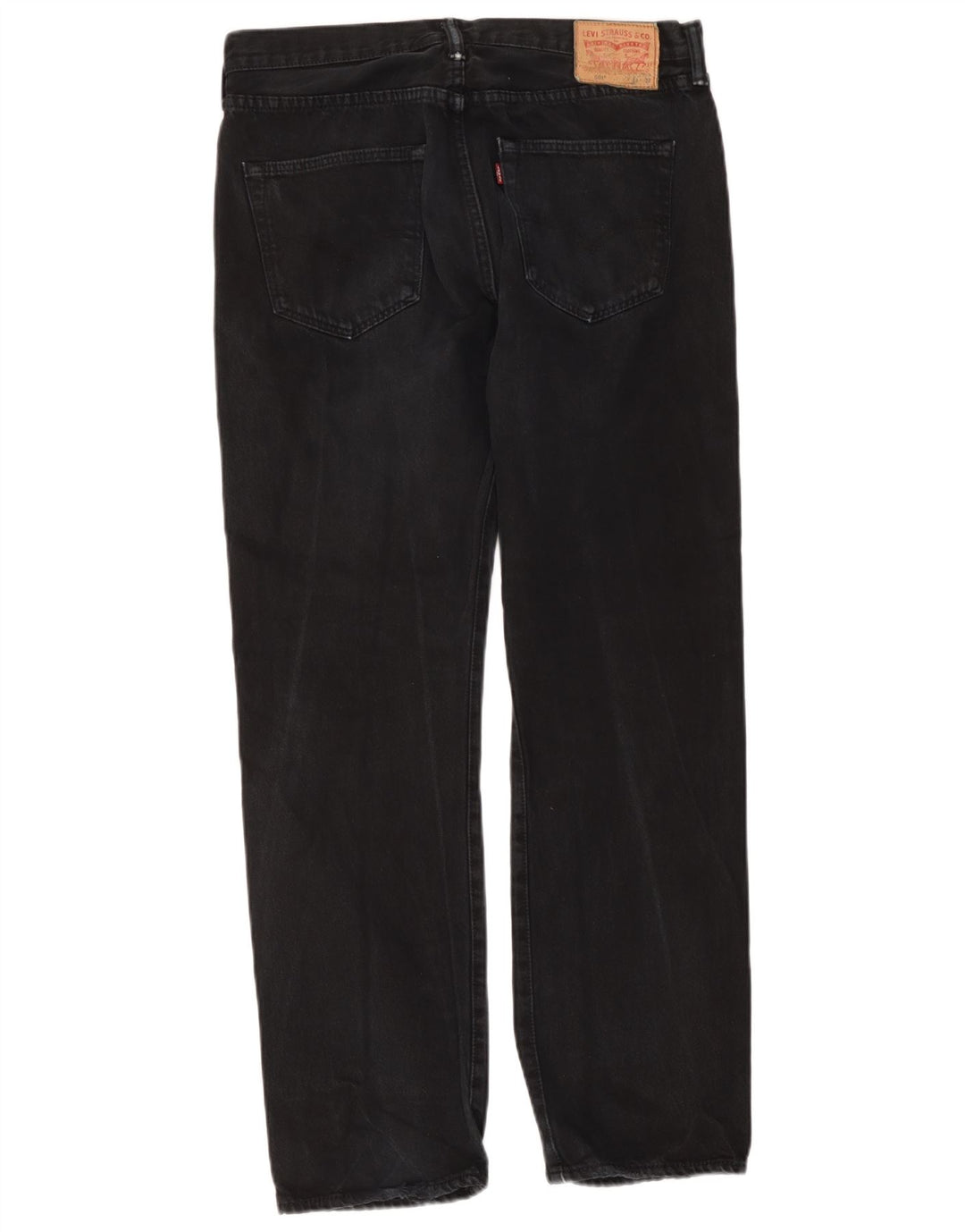 Levi's Herren 501 Straight Jeans W34 L32 Marineblaue Baumwolle
