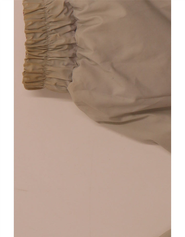 VINTAGE Wendejacke mit Kapuze für Damen, groß, beige, Farbblock-Polyester