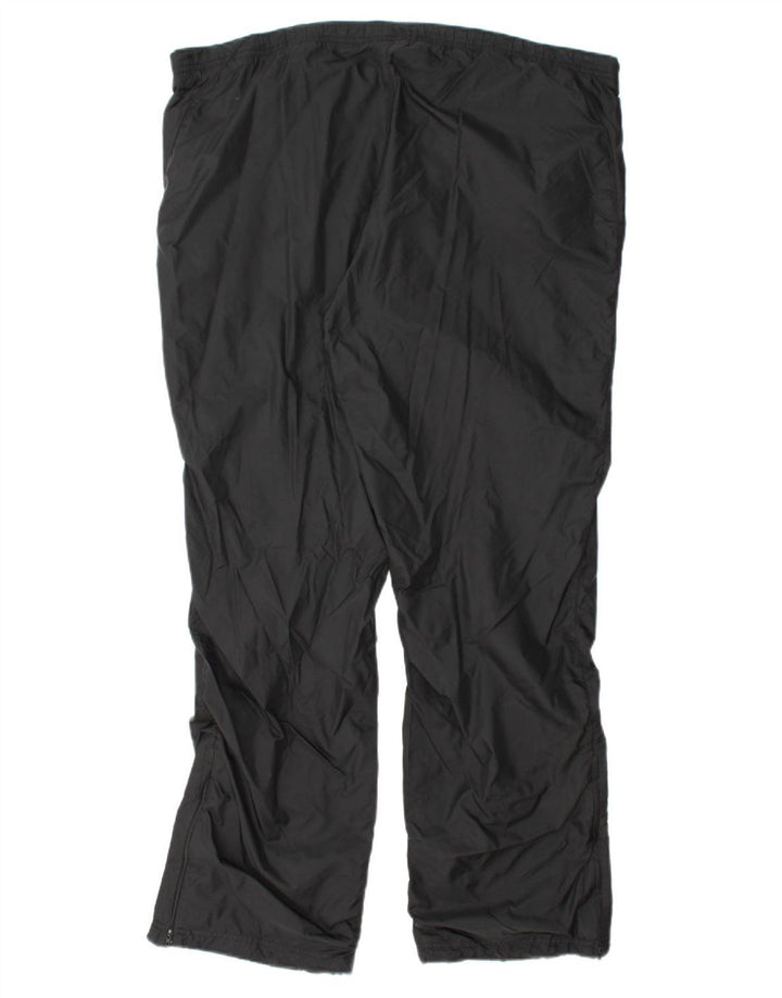 PUMA Herren-Trainingshose, groß, schwarzes Nylon