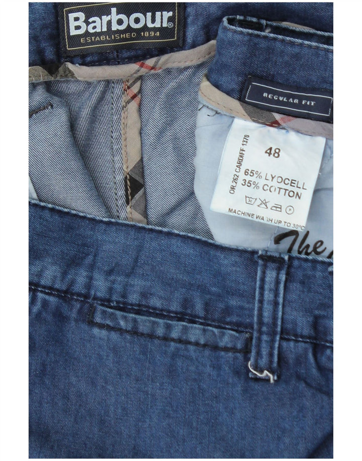 Barbour Damen-Jeans mit normaler Passform, gerade Passform, XL, W36, L27, blaues Lyocell