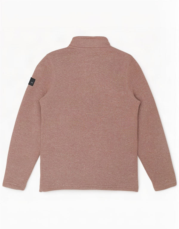 Tog 24 Damen-Sweatshirt in Übergröße mit Reißverschluss am Hals, Gr. 10, Größe S, Rosa
