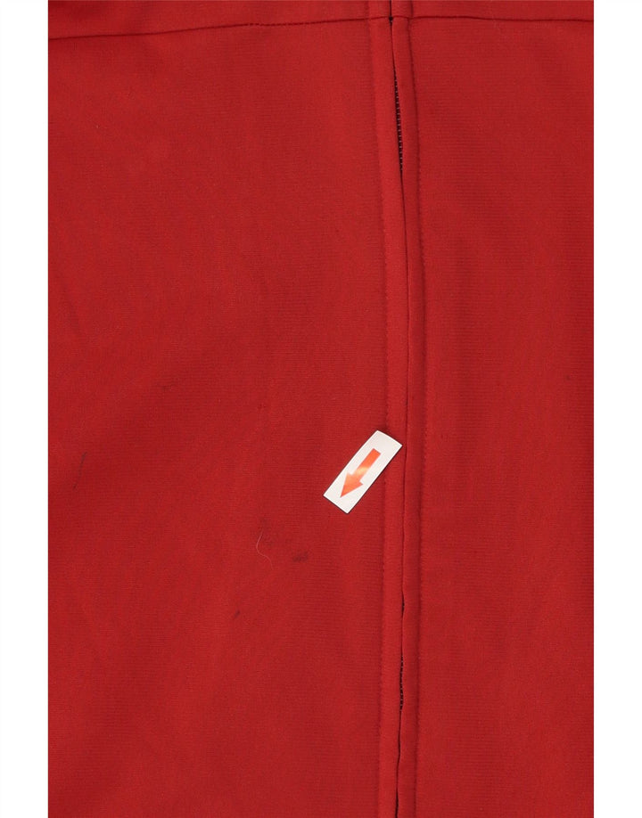 FILA Damen-Trainingsanzug-Oberteil, übergroß, Jacke, UK 10, Größe S, Rot, Farbblock