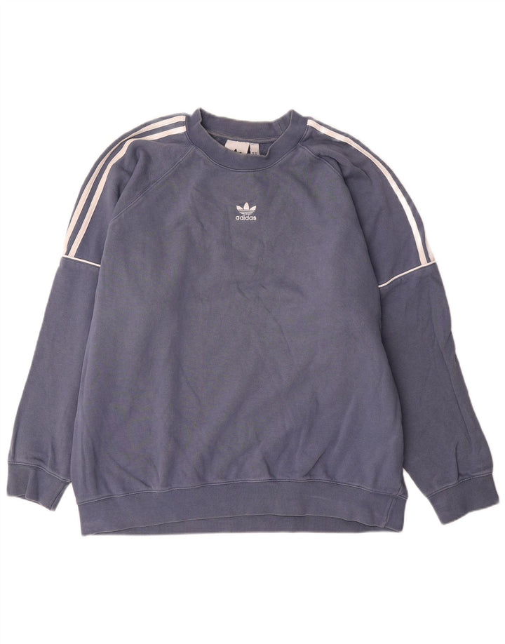 Adidas Herren Sweatshirt Pullover XL Marineblau Baumwolle
