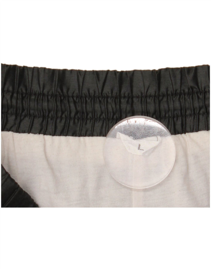 VINTAGE Herren-Trainingshose, Jogginghose, groß, Schwarz, Farbblock