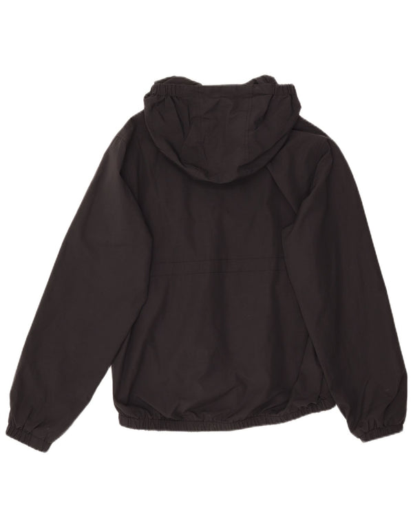 LYLE & SCOTT Bomberjacke mit Kapuze für Jungen, 14–15 Jahre, schwarze Baumwolle