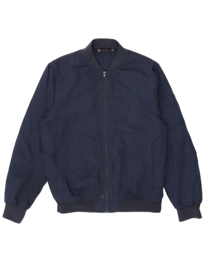 Lotto Herren Bomberjacke UK 38 Medium Marineblau Polyester