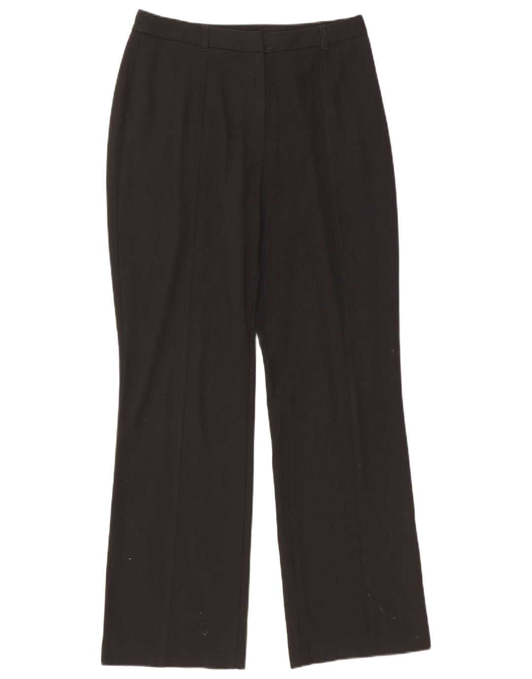 Marks & Spencer Damen Bootcut Freizeithose UK 12 Medium W30 L30 Schwarz