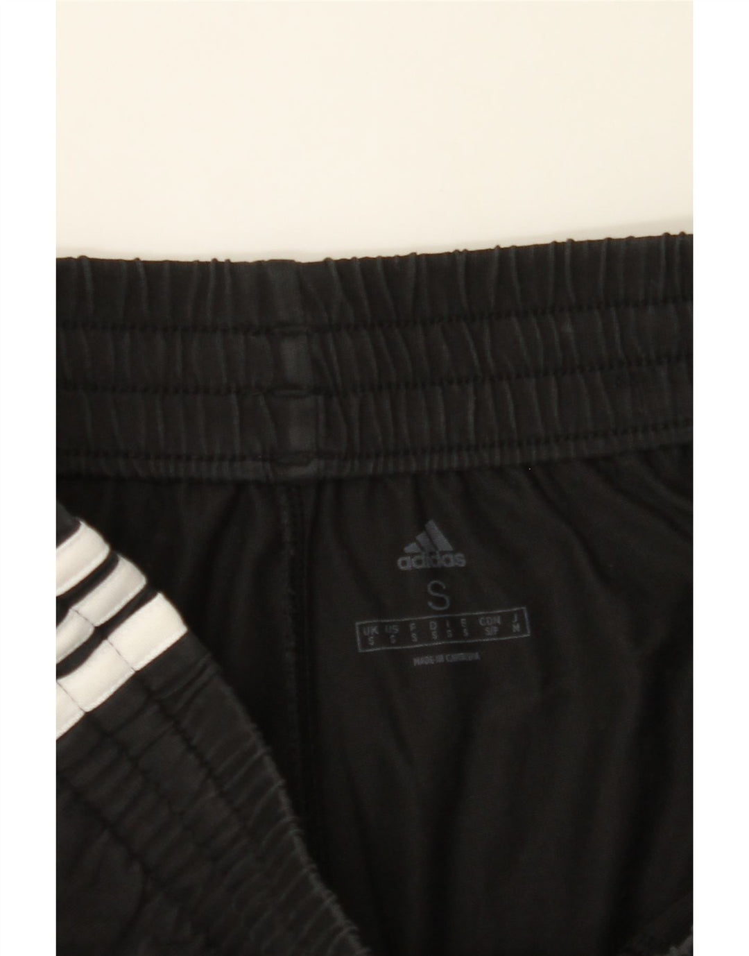 ADIDAS Womens Tracksuit Trousers UK 8 Small  Black Vintage Adidas and Second-Hand Adidas from Messina Hembry 