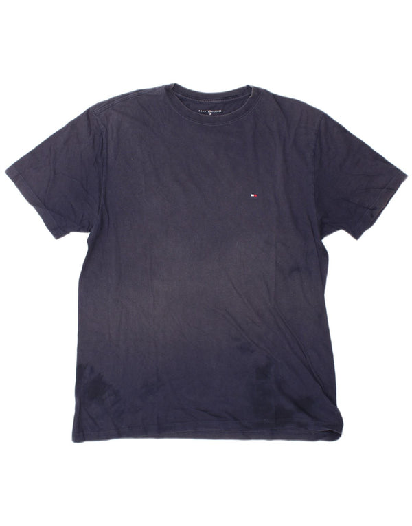 Tommy Hilfiger Herren T-Shirt Top Small Marineblau Baumwolle