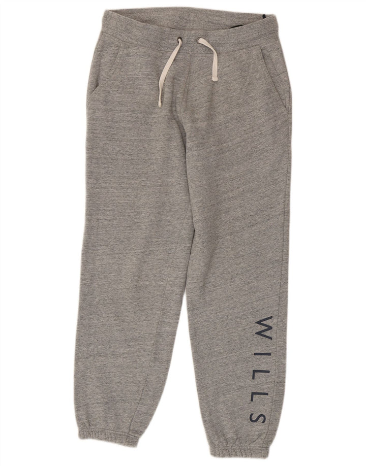 Jack Wills Herren-Trainingsanzughose mit grafischem Muster, Mittelgrau meliert