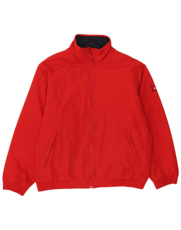 Kartel Herren Bomberjacke UK 38 Mittelrotes Polyester
