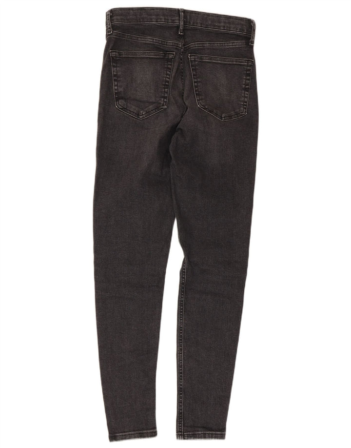 Topshop Damen Jamie Skinny Jeans W28 L27 Grau Polyester