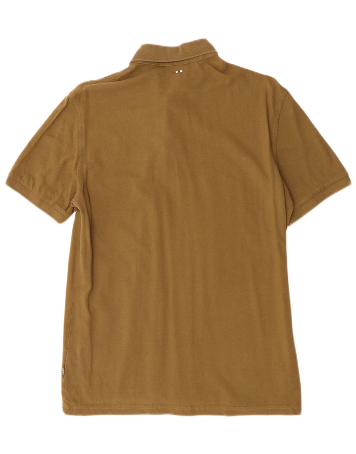 Napapijri Herren-Poloshirt, groß, Khaki, Baumwolle