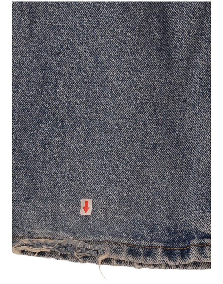 Lee Herren Straight Jeans W36 L34 Blaue Baumwolle