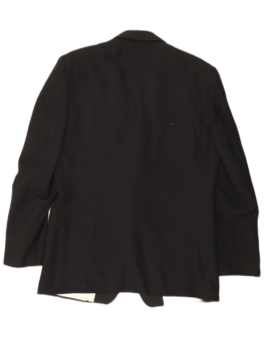 Lebole Herren-Blazer mit 1 Knopf, IT 50, große schwarze Wolle