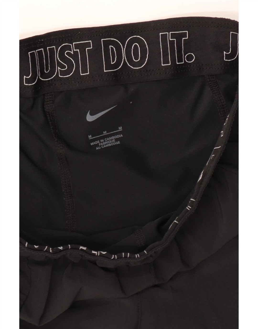 Nike Damen Sportshorts UK 12 Medium Schwarz