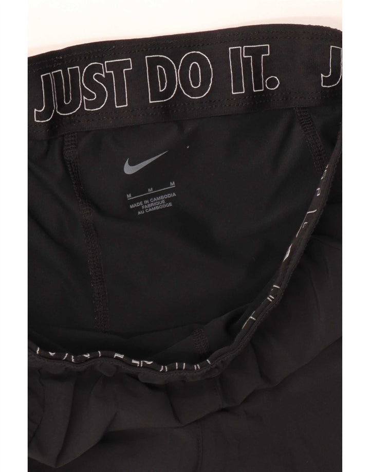Nike Damen Sportshorts UK 12 Medium Schwarz