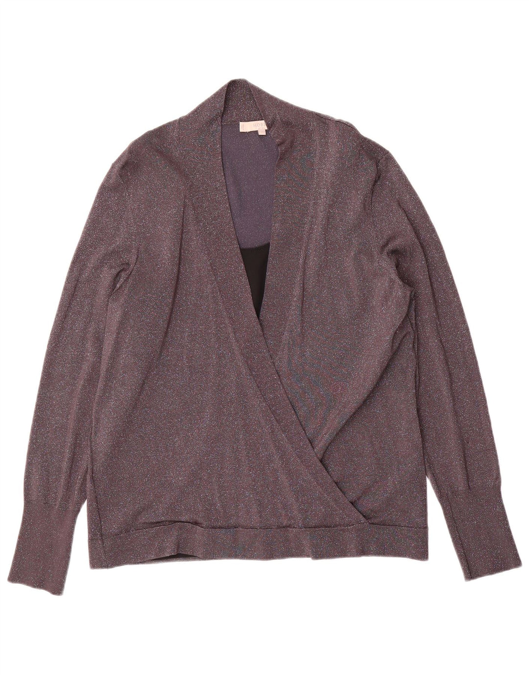 Hobbs Damen-Pullover mit V-Ausschnitt, Gr. 42, Größe L, Grau