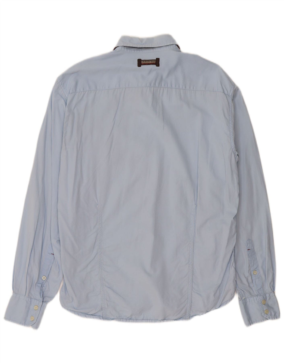 NAPAPIJRI Mens Shirt 2XL Blue Cotton